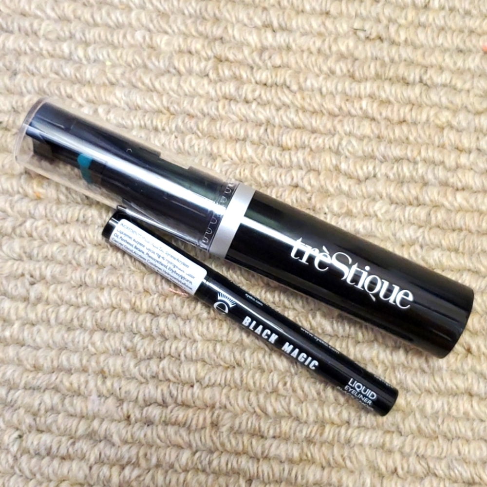 EYEKO Liquid Eyeliner & TRESTIQUE Mascara black